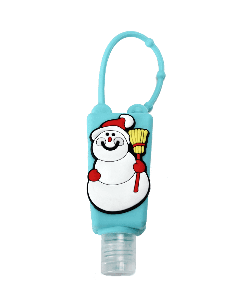 >Snowman Silicone Hand Sanitizer Flessenhouder